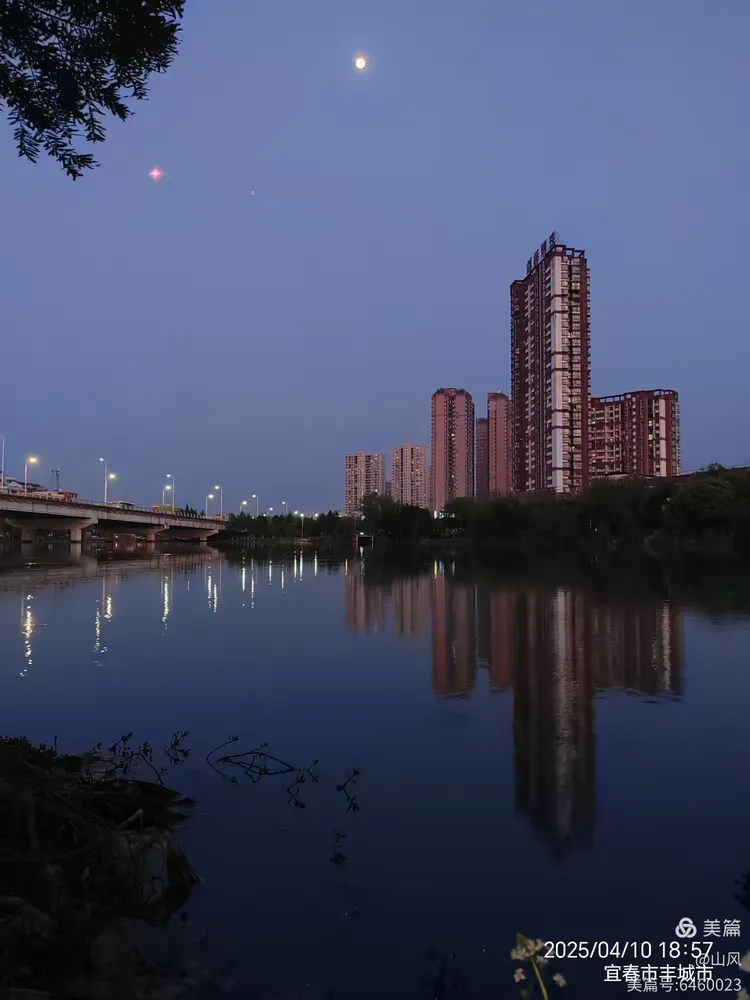 剑匣公园剑邑大桥赣江夜景